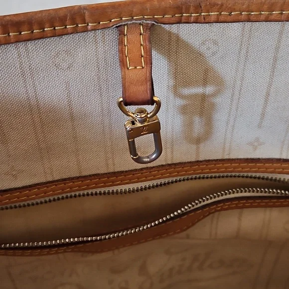 SOLD Louis Vuitton Neverfull MM Damier Azure - Picture 12 of 15